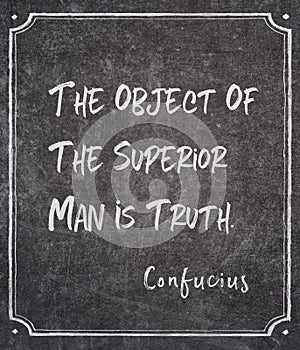 Superior man Confucius quote