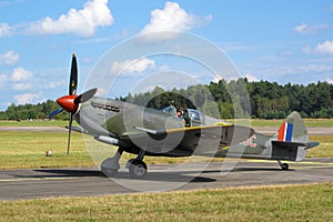 Supermarine Spitfire in close up