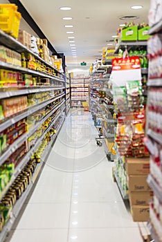 Supermarket Aisle photo