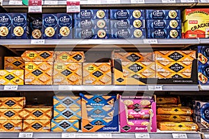 Supermarket Shelf Packets Jacobs And Carrs Biscuit Crackers