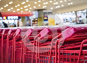 Supermarket Trolley Consumer Shopping Retail Business concept