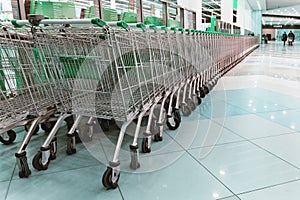 Supermarket Trolley Shopping Consumer Retail Business concept