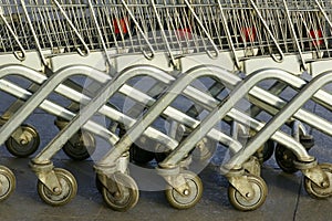 Supermarket trolleys