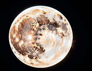 Supermoon is a full moon nearly coincides with perigee closest that Moon comes to Earth in its elliptic orbit resulting photo