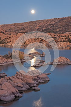 Supermoon Over Watson Lake