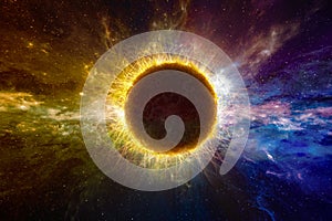 Supernatural extraterrestrial life form in deep outer space