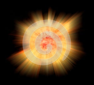Supernova blast photo