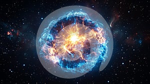 Supernova Explosion Captured in Space