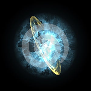 supernova explosion in space