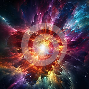 Supernova Rapture: Splendor Unleashed in an Explosive Burst