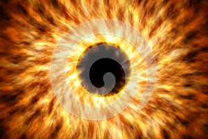 Supernova in space generated by computer