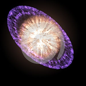 Supernova star generated texture