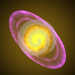 Supernova star generated texture