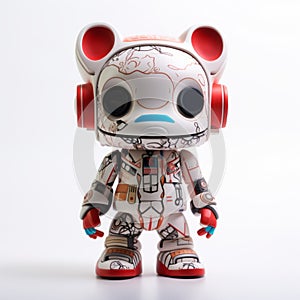 Superplastic Boogaloo Space Bear Vinyl Toy With Sleek Metallic Finish photo