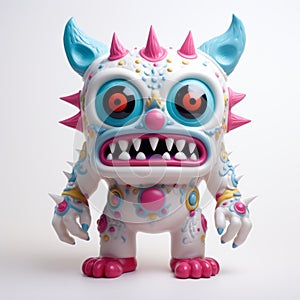 Superplastic Monster Vinyl Toy With Full Body On White Background photo