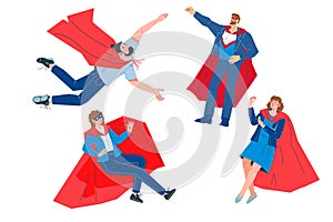 Superpowers possessed by successful business people. Business people superheroes