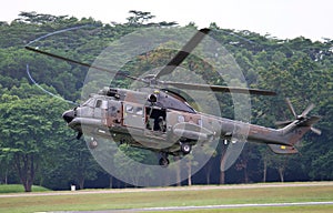 RSAF Super Puma helicopter