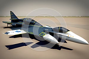 Supersonic Trainer, Generative AI Illustration