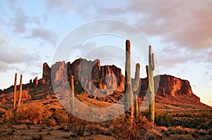 Superstition Mountain Sunset