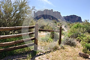 Superstition Mountains Setting photo