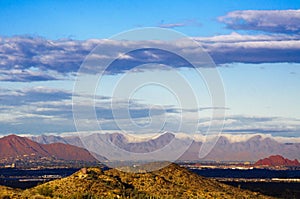 Superstitions and cloud cover - A view from Phoenix, AZ