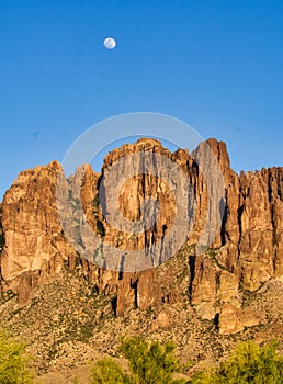 Superstitions Mountains in Arizona