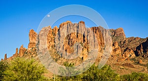 Superstitions Mountains in Arizona