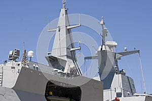 Superstructure of frigate photo