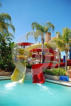 Supertube at holiday resort