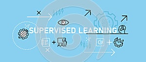 Supervised learning AI artificial intelligence data machine analysis algorithm learn system programming development
