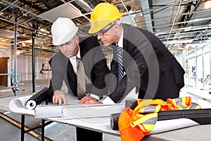 Supervising construction site photo