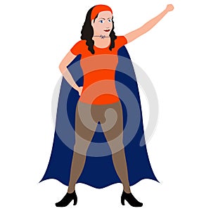 Superwoman cartoon character