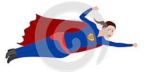 Superwoman cartoon character