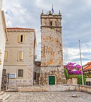 Supetar old clock tower Leroj