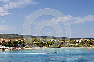 Supetar town on BRAC ISLAND photo