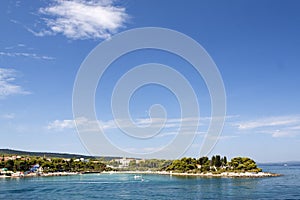 Supetar town on BRAC ISLAND photo