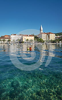 Supetar town, Brac island, Croatia