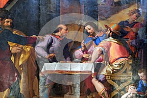 Supper at Emmaus, Basilica di Santa Croce in Florence