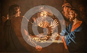 1630 The supper at Emmaus by Matthias Stom