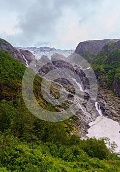 Supphellebreen Glacie, a Norwegian Natural Wonder photo