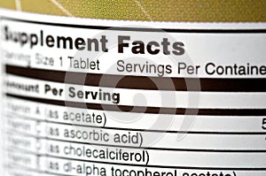 Supplement Facts