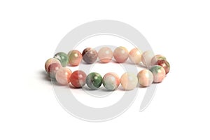 Supplement a good fortune and opulence by Thee colorful jade bracelet amulet , Fu Lu Shou luck jade lucky Stone bracelet amulet