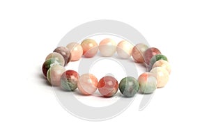 Supplement a good fortune and opulence by Thee colorful jade bracelet amulet , Fu Lu Shou luck jade lucky Stone bracelet amulet