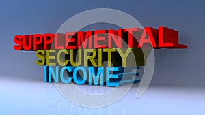 Supplemental security income on blue