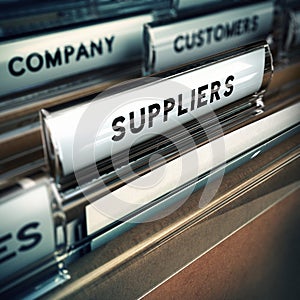 Suppliers Management Concept photo