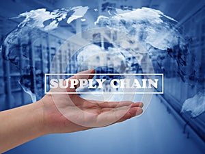 Supply Chain Management Concept
