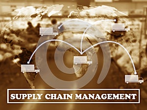Supply Chain Management Concept photo