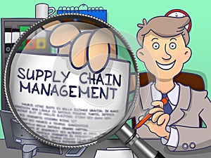 Supply Chain Management through Lens. Doodle Style.