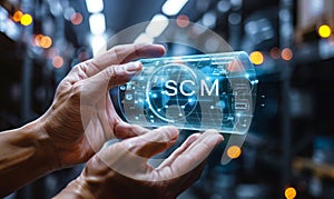 Supply Chain Manager Fosters Innovation in Logistics with Interactive Supply Chain Management SCM Holographic Projection