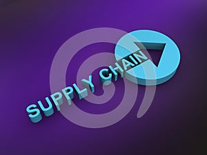 supply chain on purple